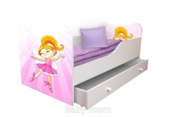 Детская кровать 140х70 "Принцесса"